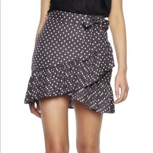 Bardot ruffle skirt with tags